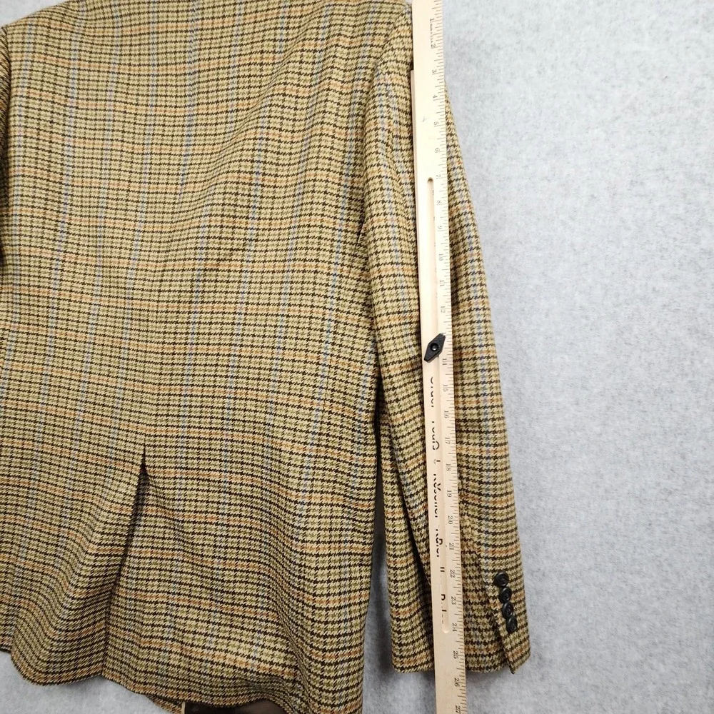 Lands End Blazer Mens Size 41L Sport Coat Jacket Lambswool Casual 2‎ Button...